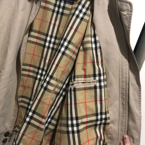 Vintage Burberry’s coat nova check 90s large og - Picture 4 of 6